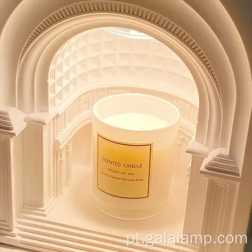 Lâmpada de cabeceira com aromaterapia com cera derretida